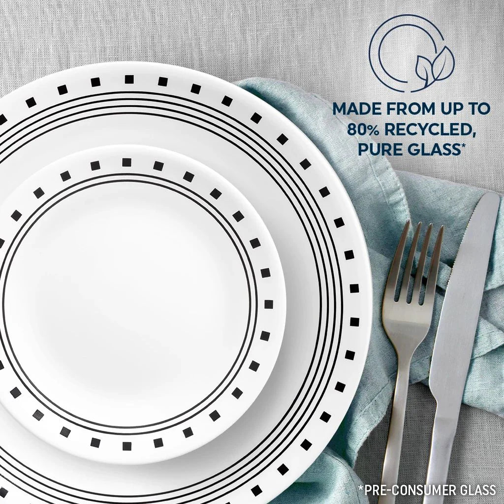 Corelle City Block 16pc Dinner Set
