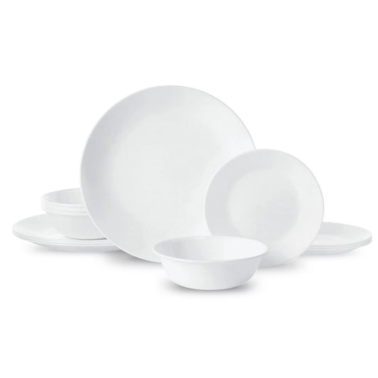 Corelle® 12-Piece Dinnerware Set - Winter Frost White - Service for 4
