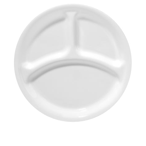 Corelle Winter Frost White Divided Plate - 26cm