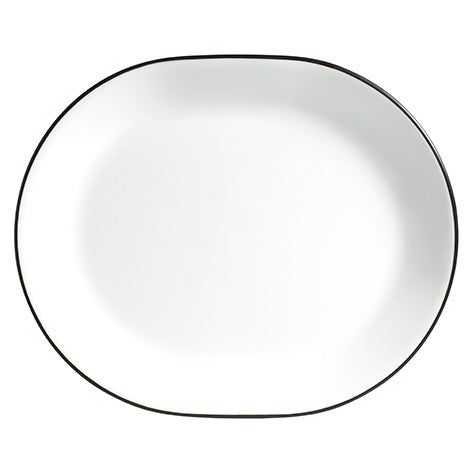 Corelle Black Band Serving Platter