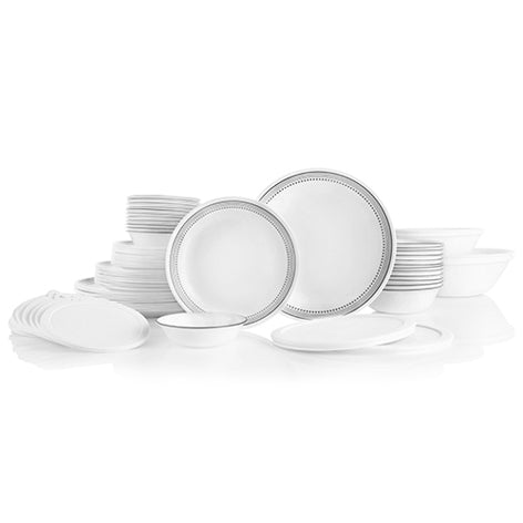 Corelle Mystic Gray 78pc Dinner Set