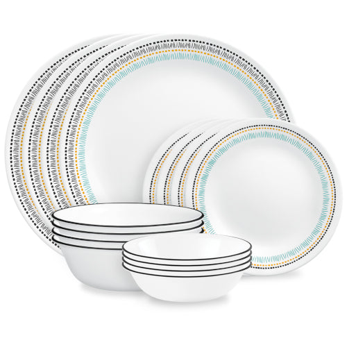 Corelle Paloma 16pc Dinner Set (No Mug)