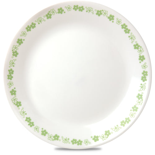 Corelle Spring Blossom Green Dinner Plate