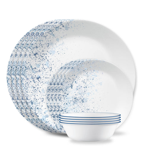 Corelle Indigo Speckle 16pc Dinner Set