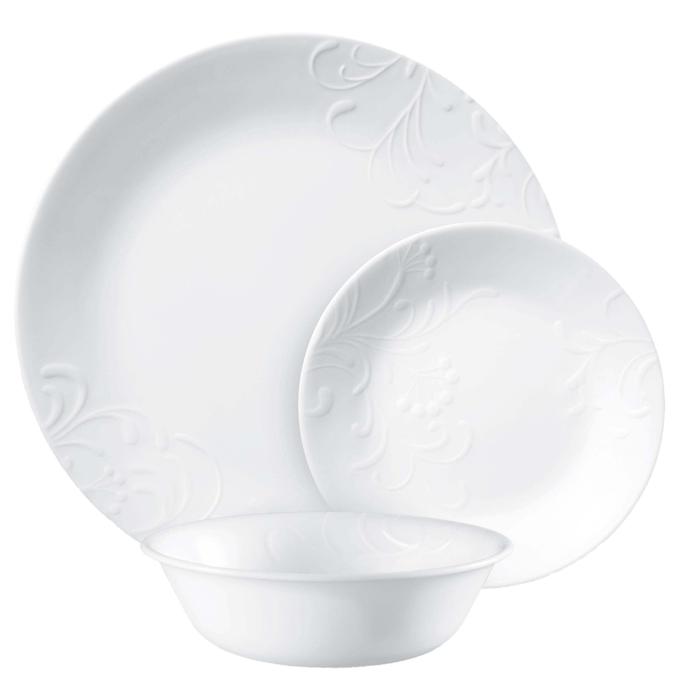 Corelle Cherish/Madeline 12pc Dinner Set – Royal Cookshop