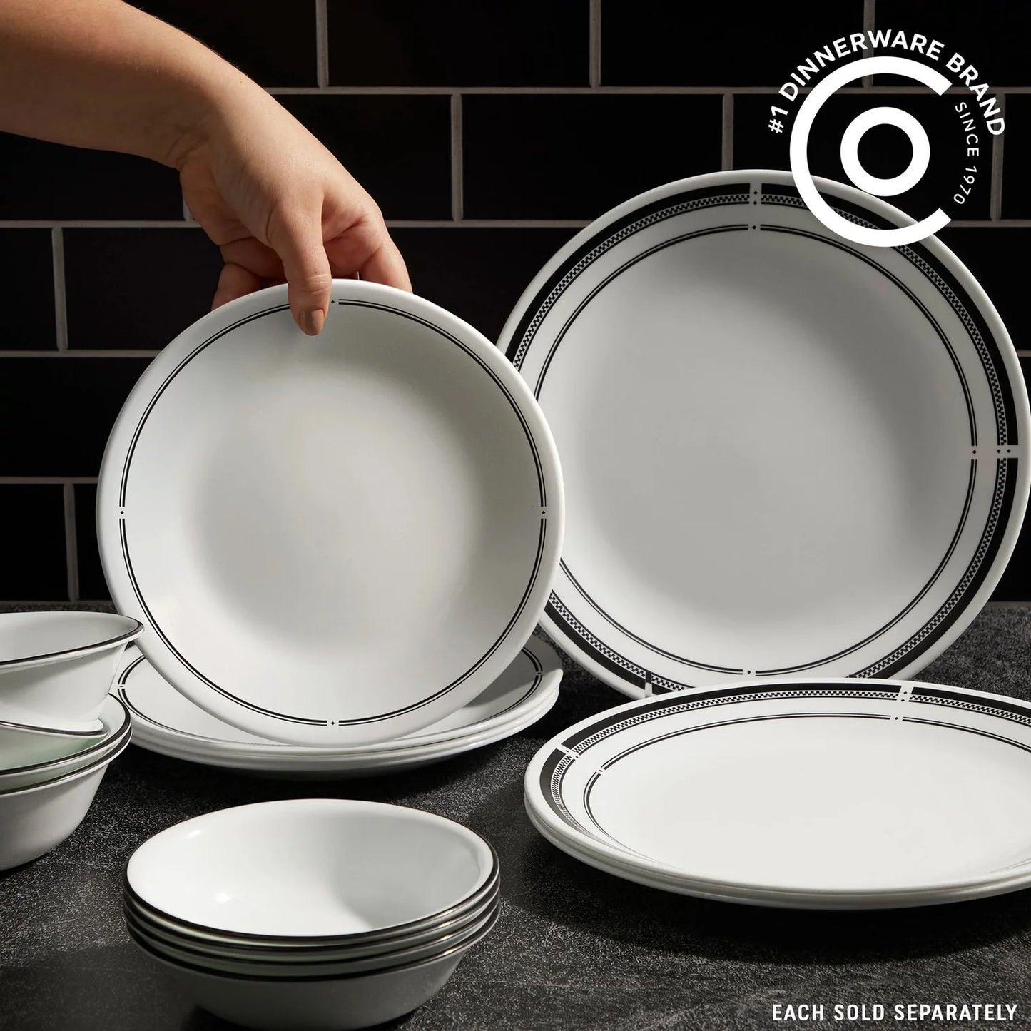 Corelle Brasserie Luncheon Plate