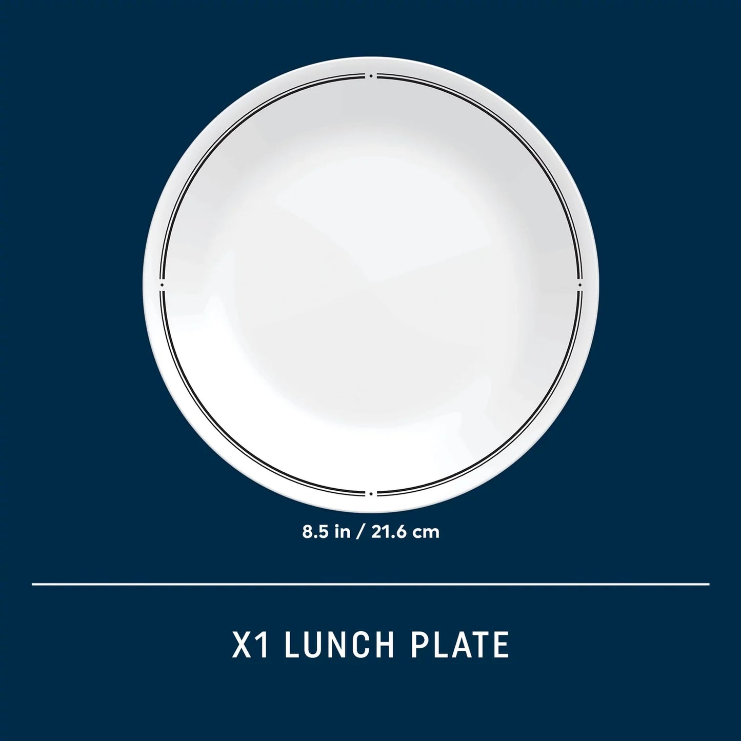Corelle Brasserie Luncheon Plate