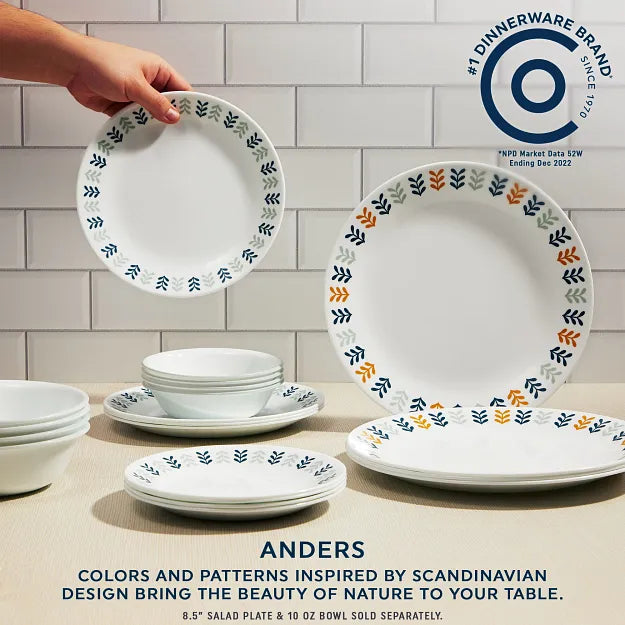 Corelle Anders 18pc Dinner Set
