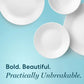 Corelle® 12-Piece Dinnerware Set - Winter Frost White - Service for 4