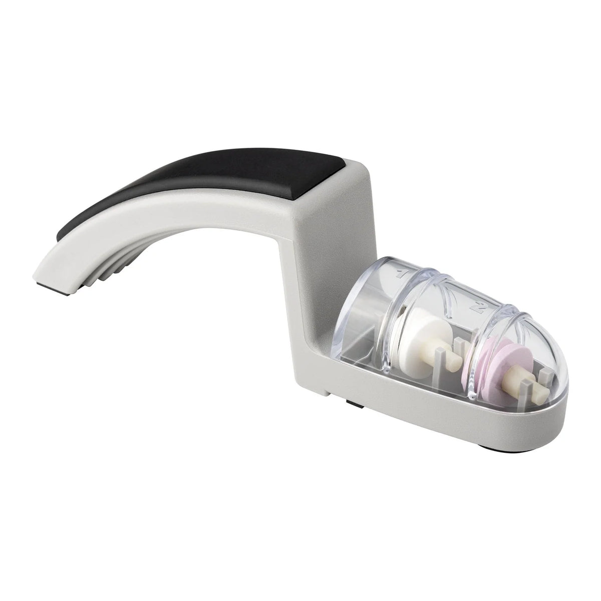 MinoSharp Shinkansen Sharpener, Grey & Black SH-220/GB