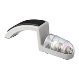 MinoSharp Shinkansen Sharpener, Grey & Black SH-220/GB