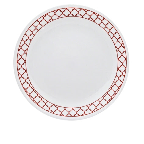 Corelle Crimson Trellis Luncheon Plate