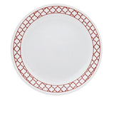 Corelle Crimson Trellis Luncheon Plate