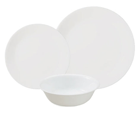 Corelle Winter Frost White 18pc Dinner Set