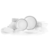 Corelle Mystic Gray 78pc Dinner Set