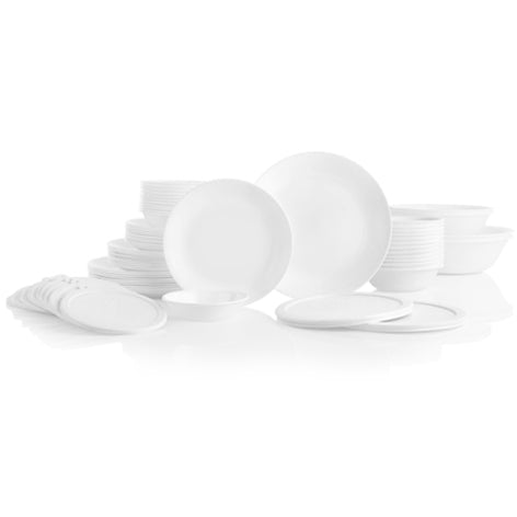 Corelle Winter Frost White 78pc Dinner Set