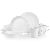 Corelle Linen Weave 16pc Dinner Set