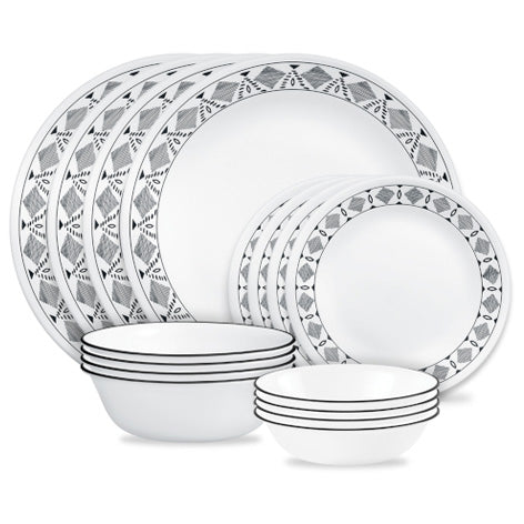Corelle Cusco 16pc Dinner Set (No Mugs)