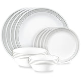 Corelle Mystic Gray 16pc Dinner Set (No Mug)