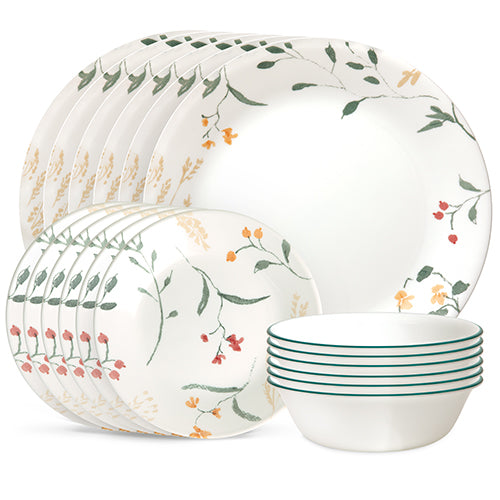 Corelle Wildflower Scatter 18pc Dinner Set