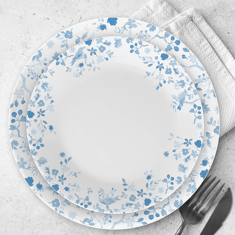 Corelle® Garden Song 12-piece Dinnerware Set, Service for 4