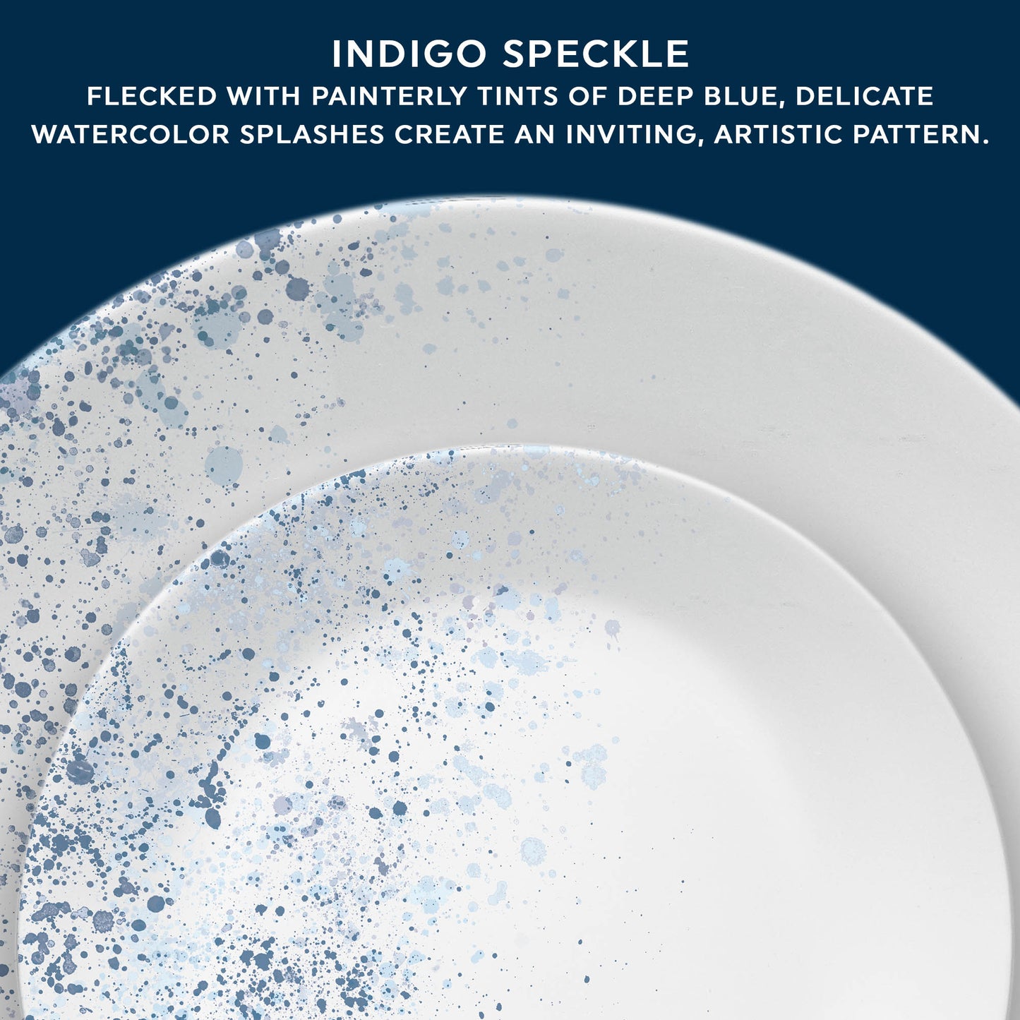 Corelle Indigo Speckle 16pc Dinner Set