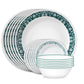 Corelle Penelope 18-piece Dinnerware Set, Service for 6