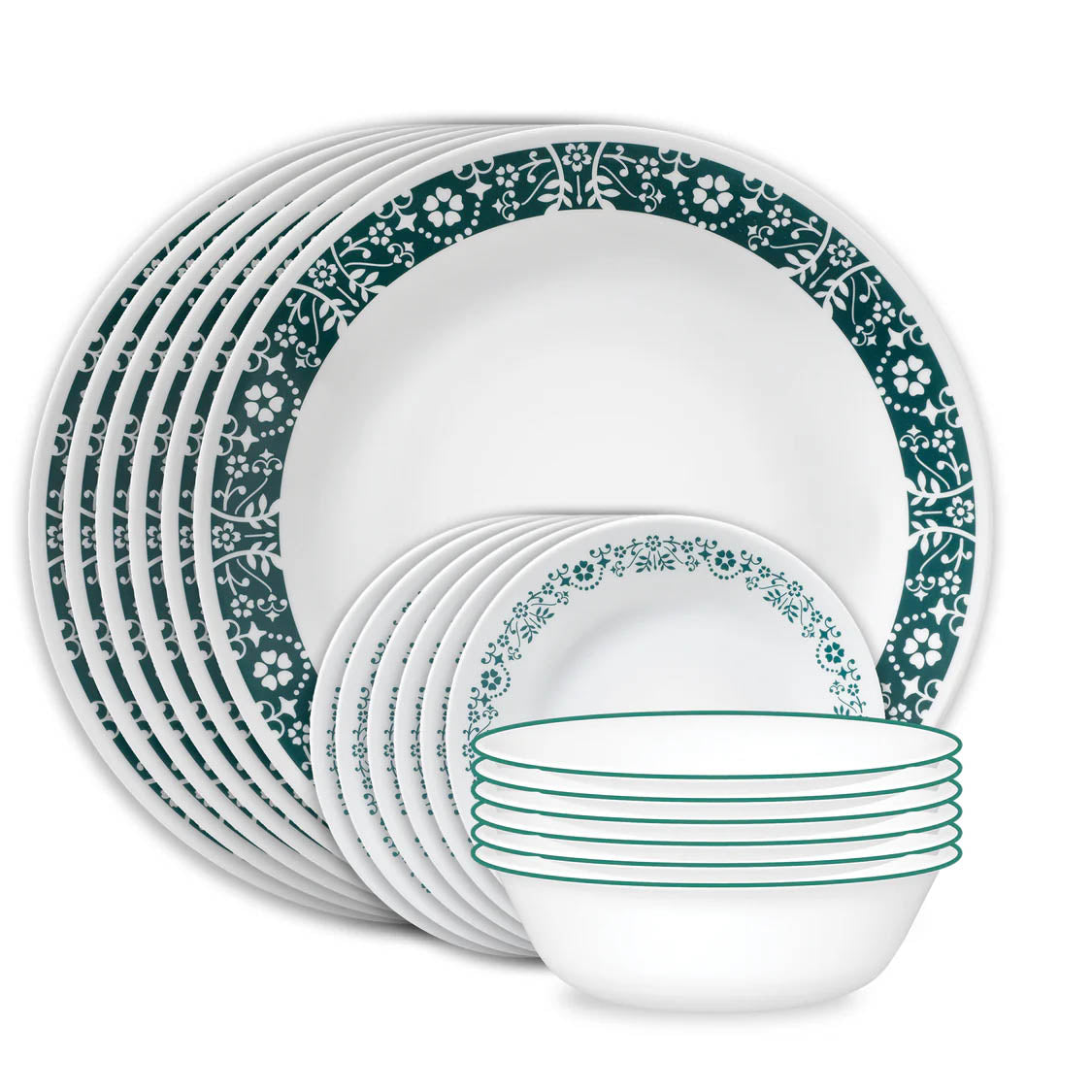 Corelle Penelope 18-piece Dinnerware Set, Service for 6