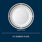 Corelle Brasserie Dinner Plate 26cm
