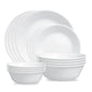 Corelle® 16-piece Mugless Dinnerware Set - Winter Frost White - Services for 4