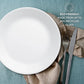 Corelle® 16-piece Mugless Dinnerware Set - Winter Frost White - Services for 4